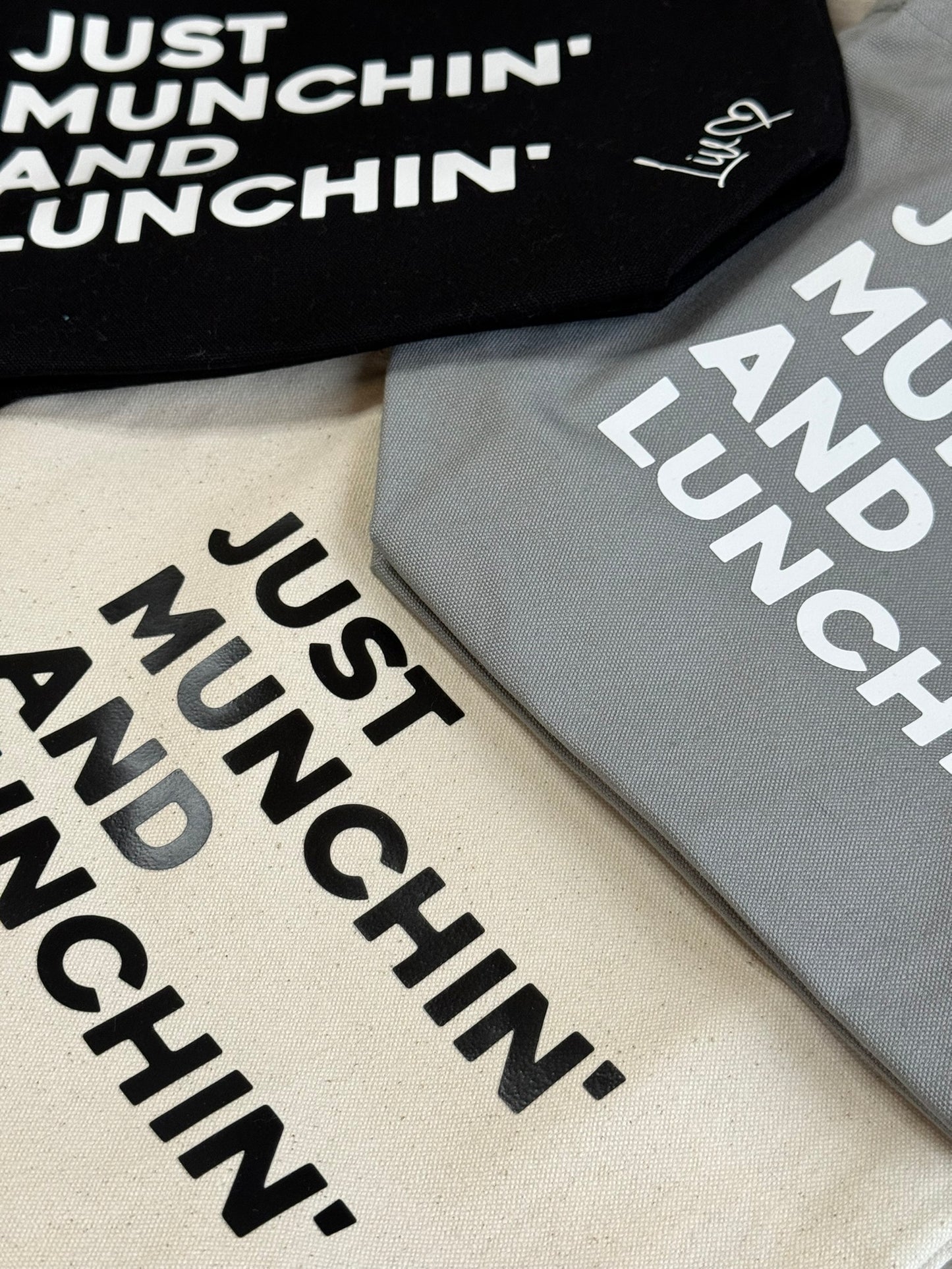 Personalised Lunch Bag - Just Munchin and Lunchin