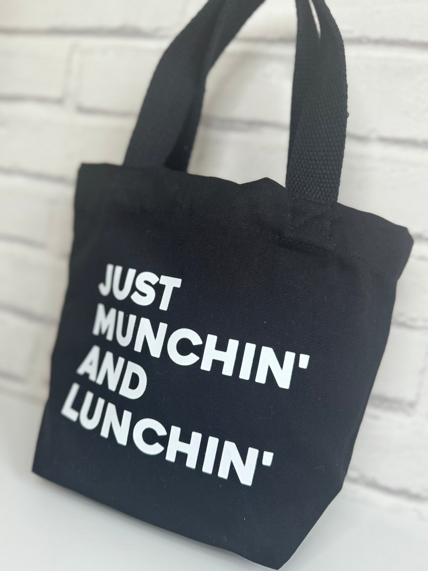 Personalised Lunch Bag - Just Munchin and Lunchin