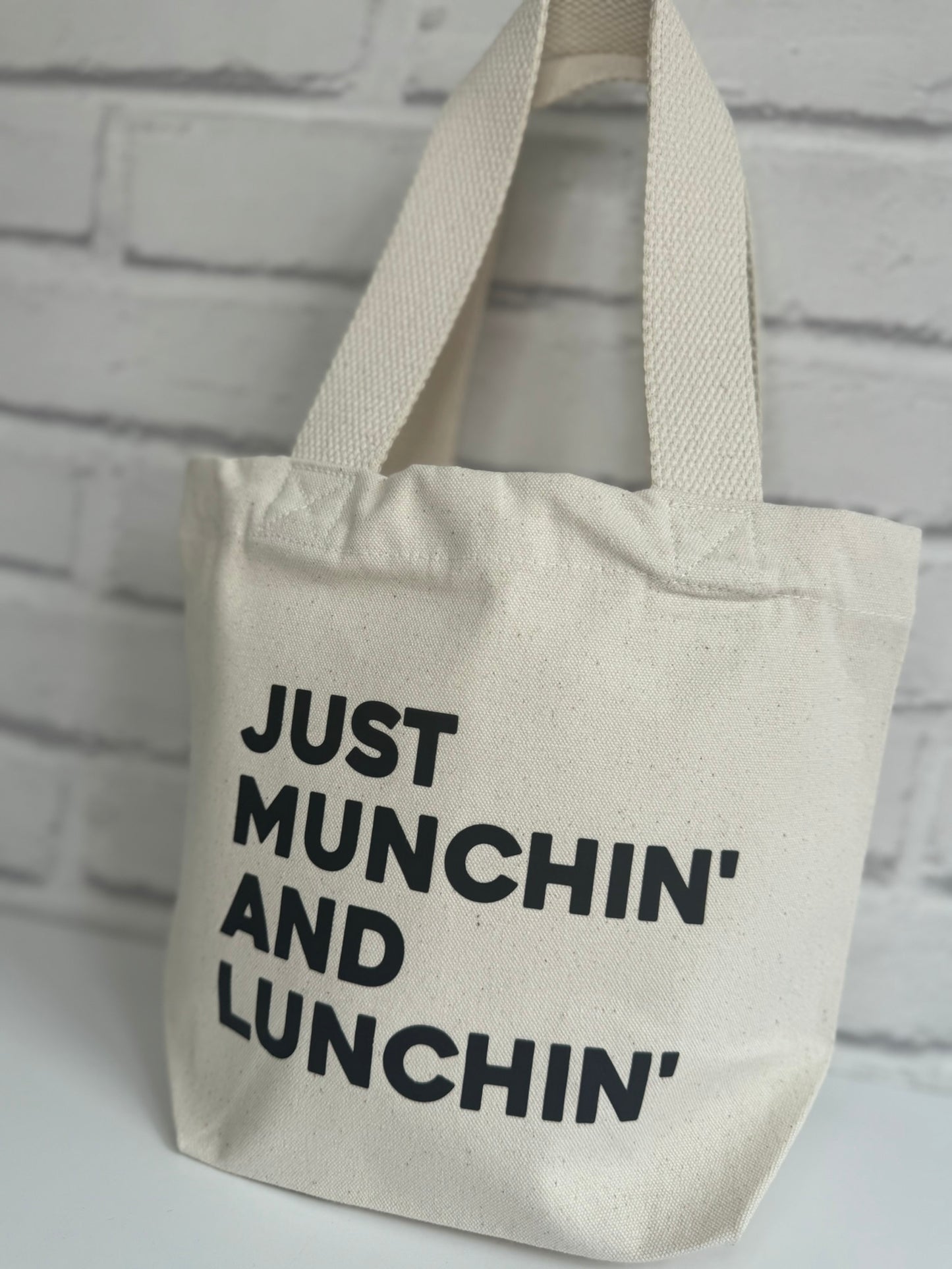 Personalised Lunch Bag - Just Munchin and Lunchin