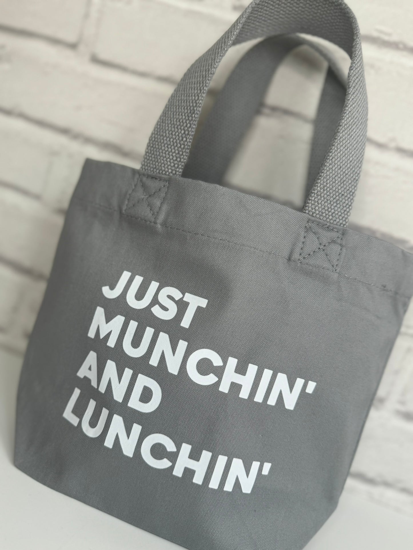 Personalised Lunch Bag - Just Munchin and Lunchin