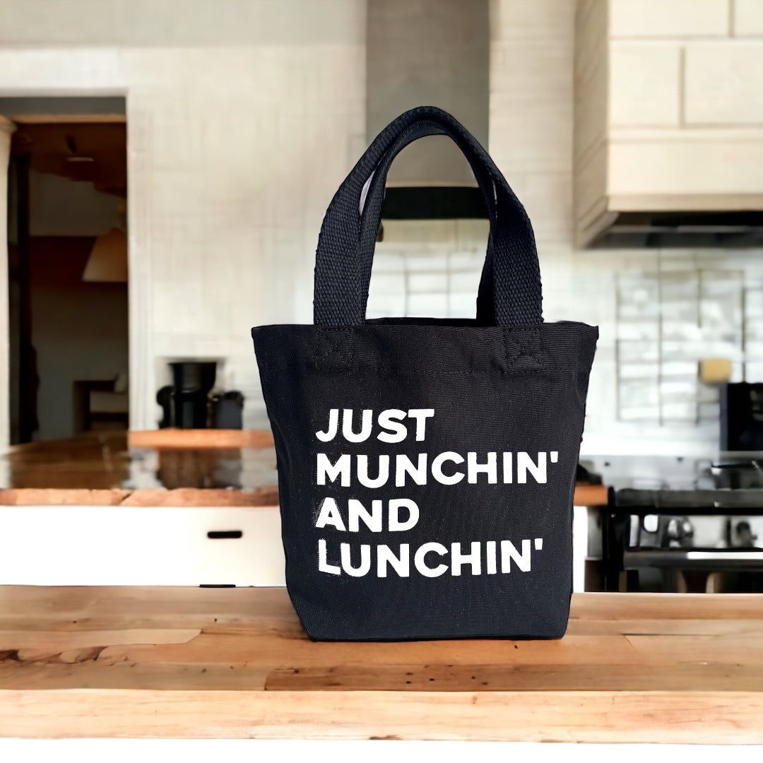 Personalised Lunch Bag - Just Munchin and Lunchin