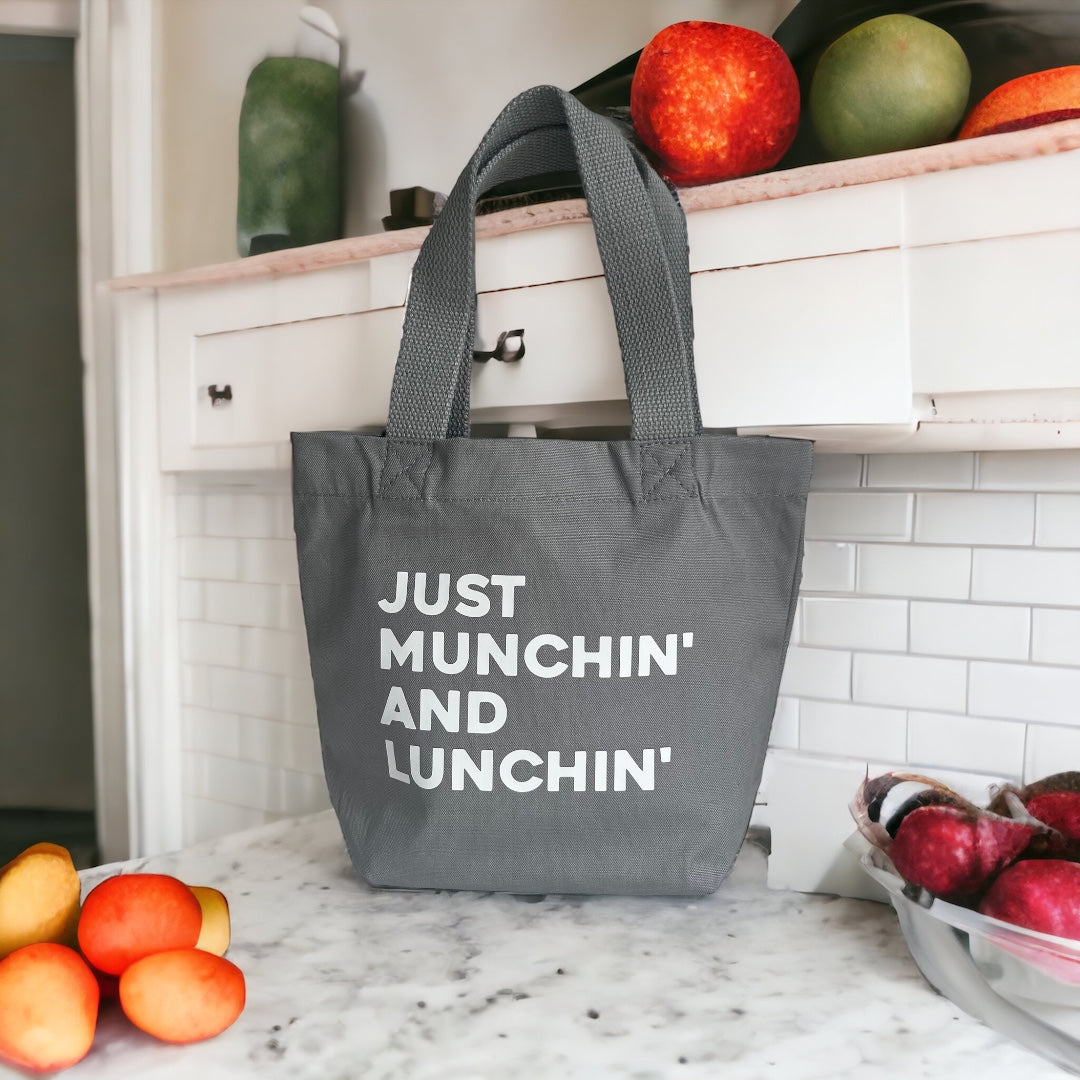 Personalised Lunch Bag - Just Munchin and Lunchin