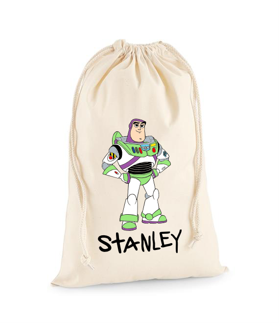 Personalised Toy Story Party Bag - Woody, Buzz Lightyear, Jessie and Bullseye, Forky, Slinky Dog, Mr Potato Head