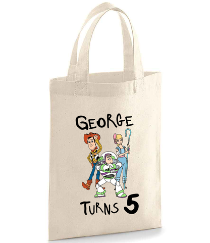 Personalised Toy Story Party Bag - Woody, Buzz Lightyear and Bo Peep
