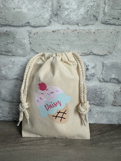 Personalised Ice Cream Party Bag