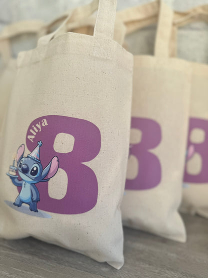 Personalised Stitch Theme Party Bag - Name and Age