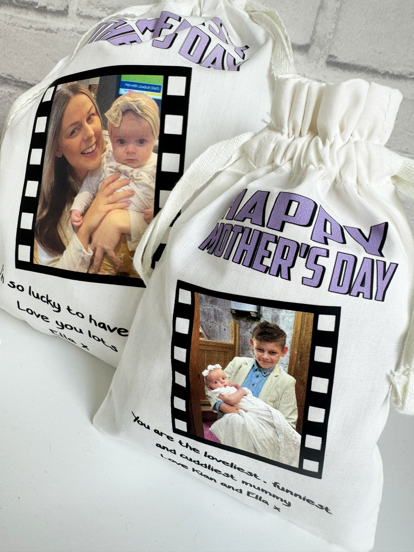 Personalised Mother's Day Photo Upload Gift Bags