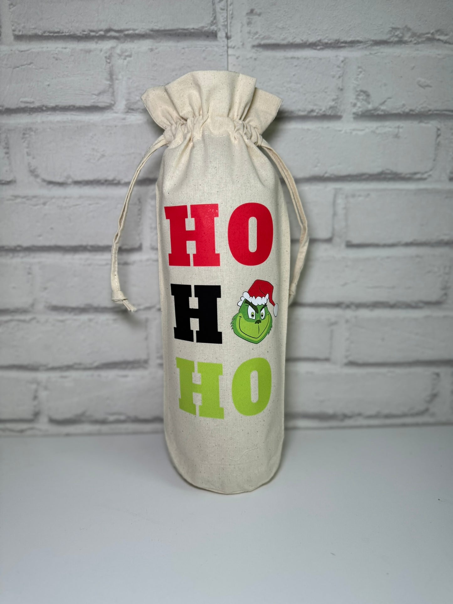 Personalised Christmas Gift Bags / Sacks - Grinch