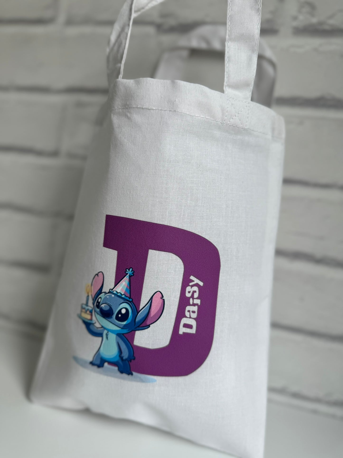 Personalised Stitch Theme Party Bag - Name and Age