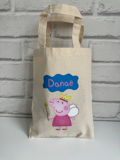 Personalised Peppa Pig Party Bag - Character and Name