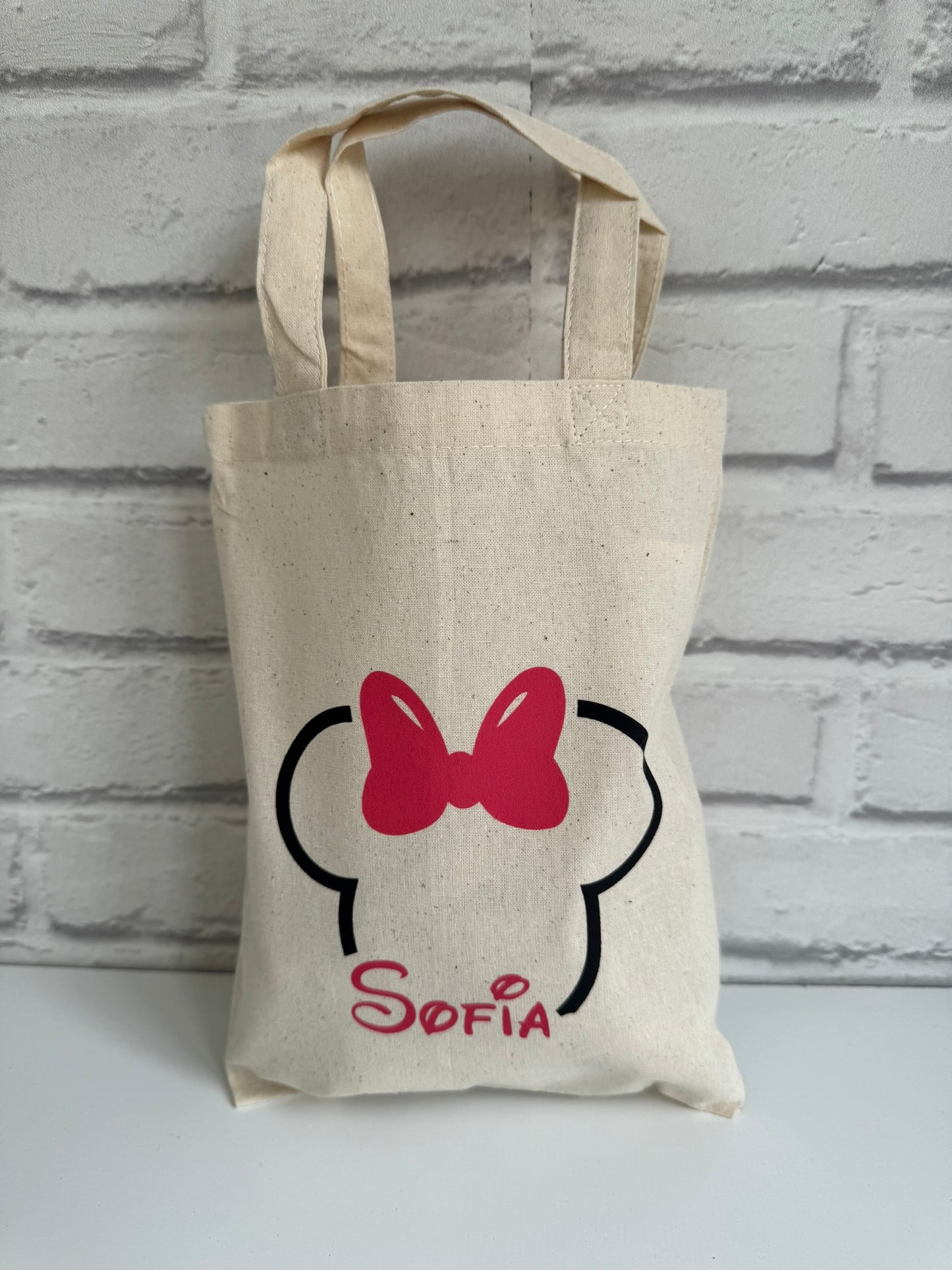 Personalised Mickey Mouse and Minnie Mouse Party Bag - Name