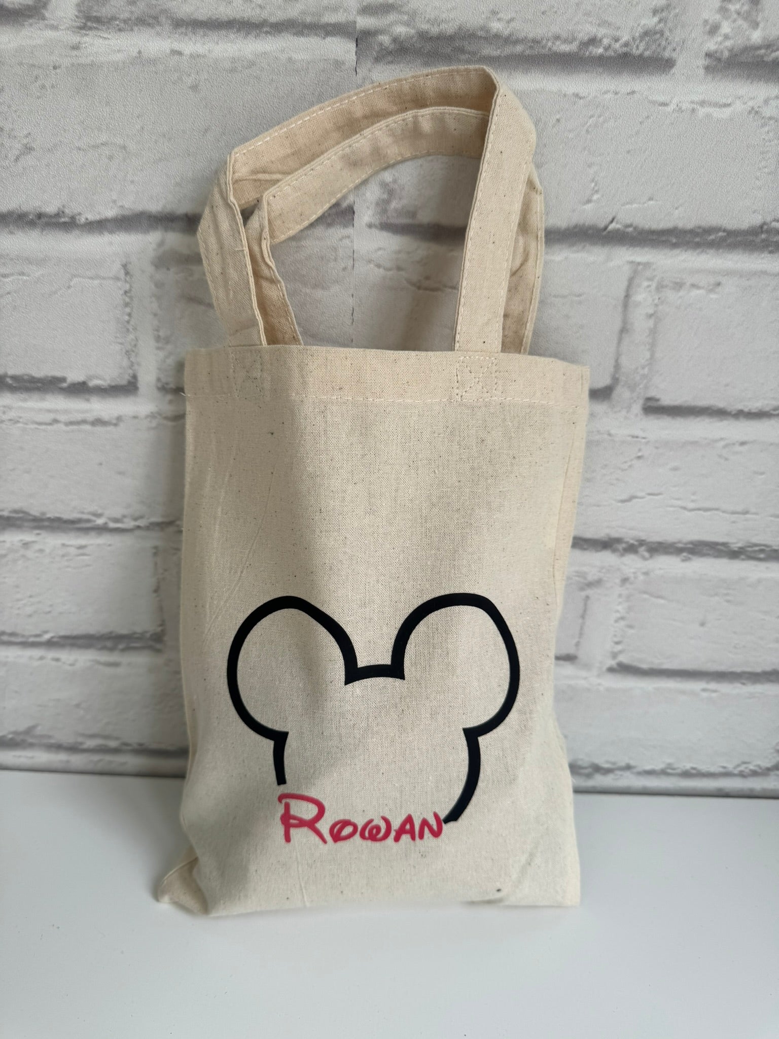 Personalised Mickey Mouse and Minnie Mouse Party Bag Name Say it with a bag