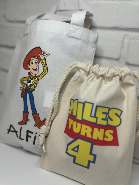 Personalised Toy Story Party Bag - Name and Age