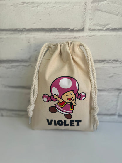 Personalised Super Mario Party Bags - Mario and Luigi