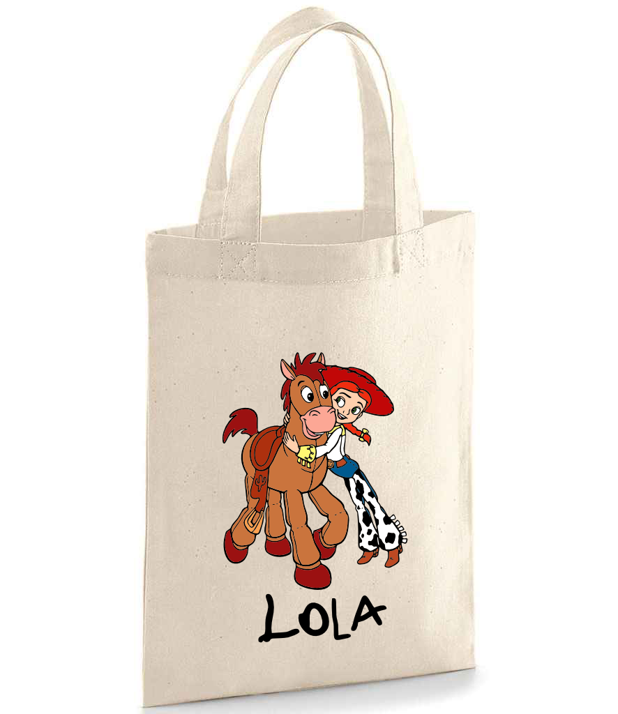 Personalised Toy Story Party Bag - Woody, Buzz Lightyear, Jessie and Bullseye, Forky, Slinky Dog, Mr Potato Head