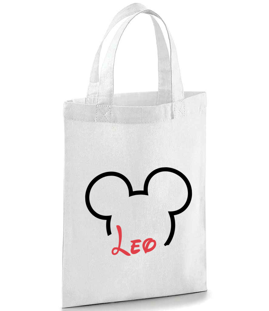 Personalised Mickey Mouse and Minnie Mouse Party Bag - Name