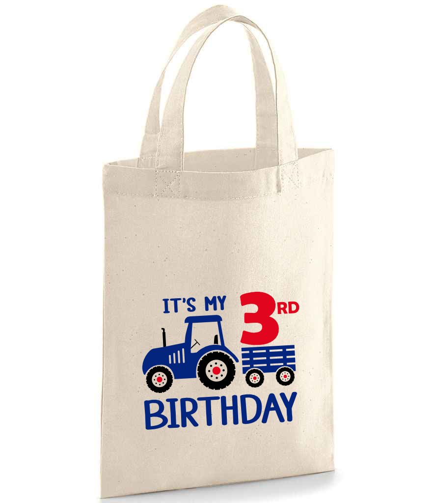 Personalised Tractor Party Bag