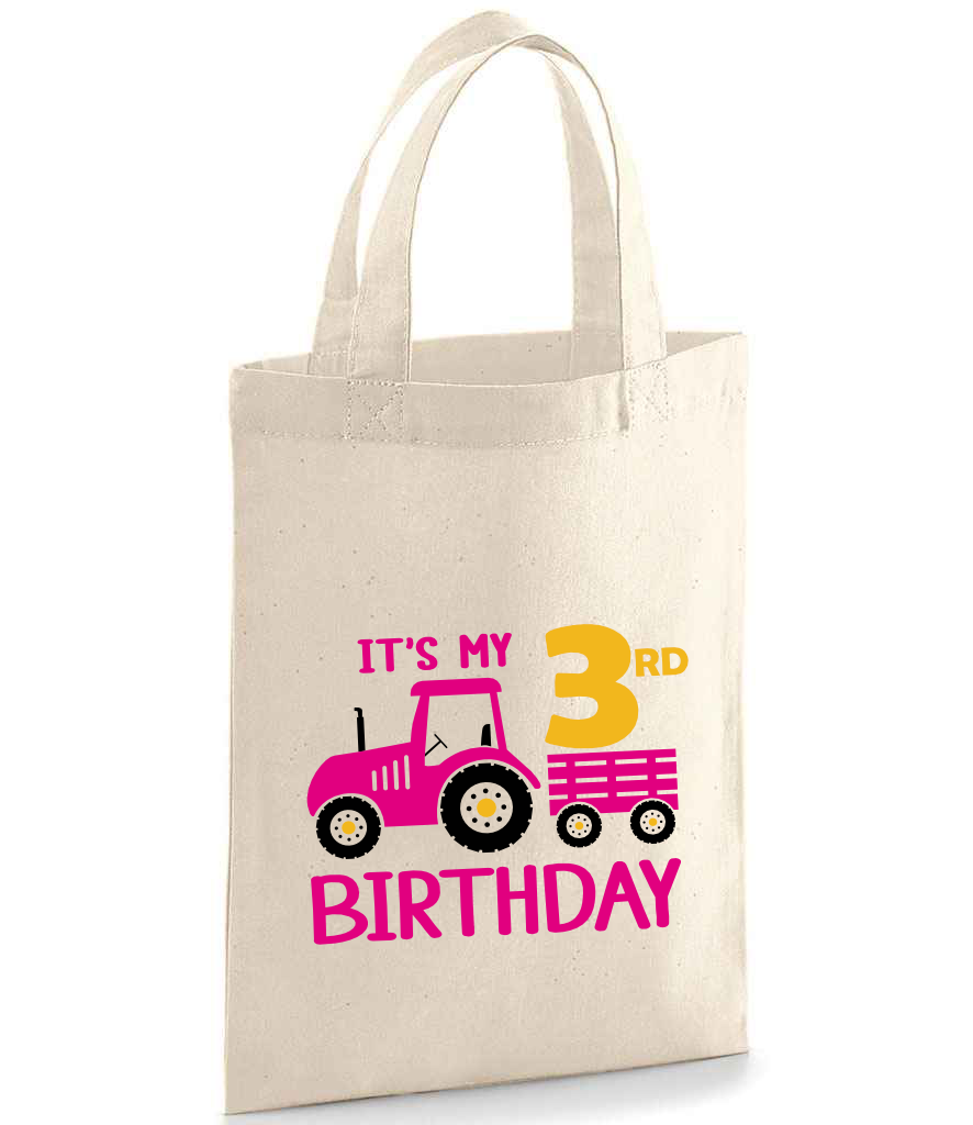 Personalised Tractor Party Bag