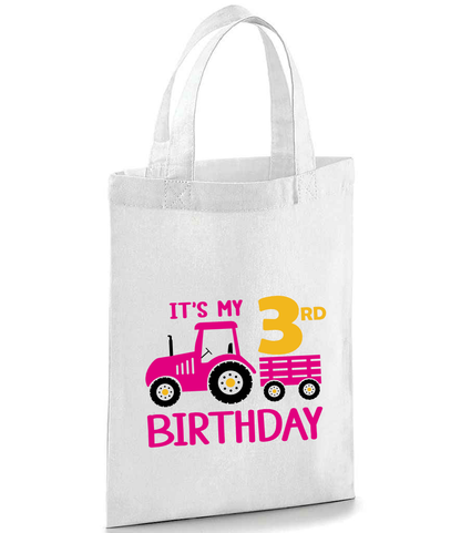 Personalised Tractor Party Bag