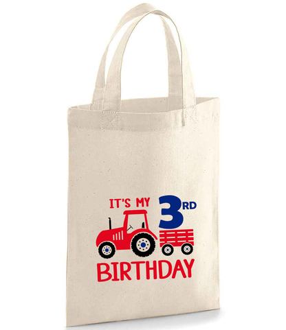 Personalised Tractor Party Bag