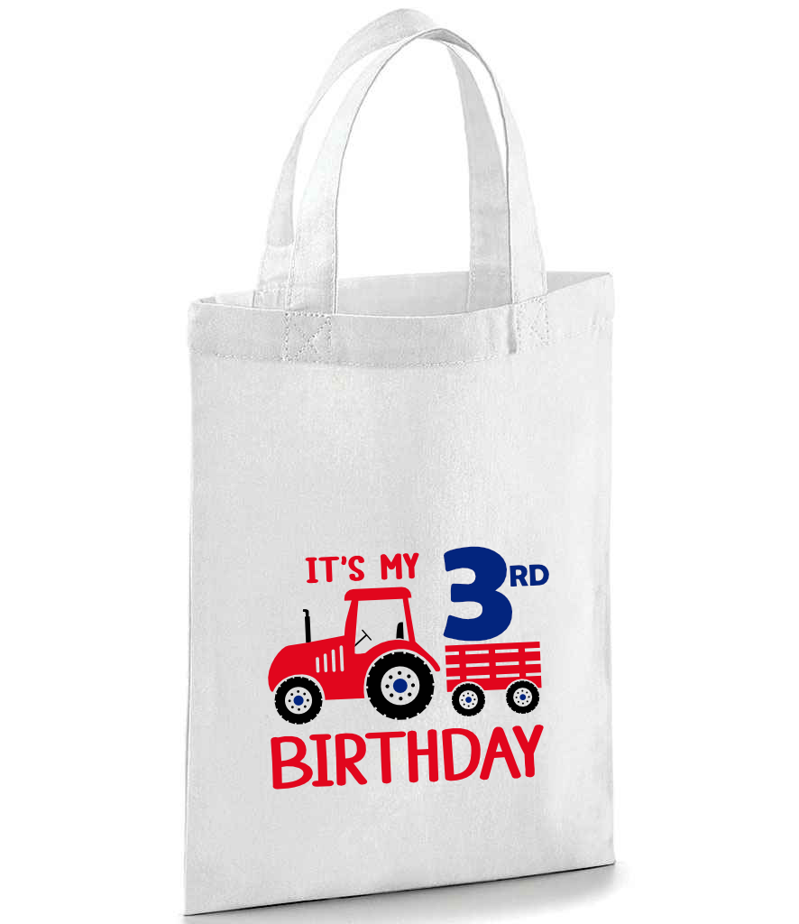 Personalised Tractor Party Bag