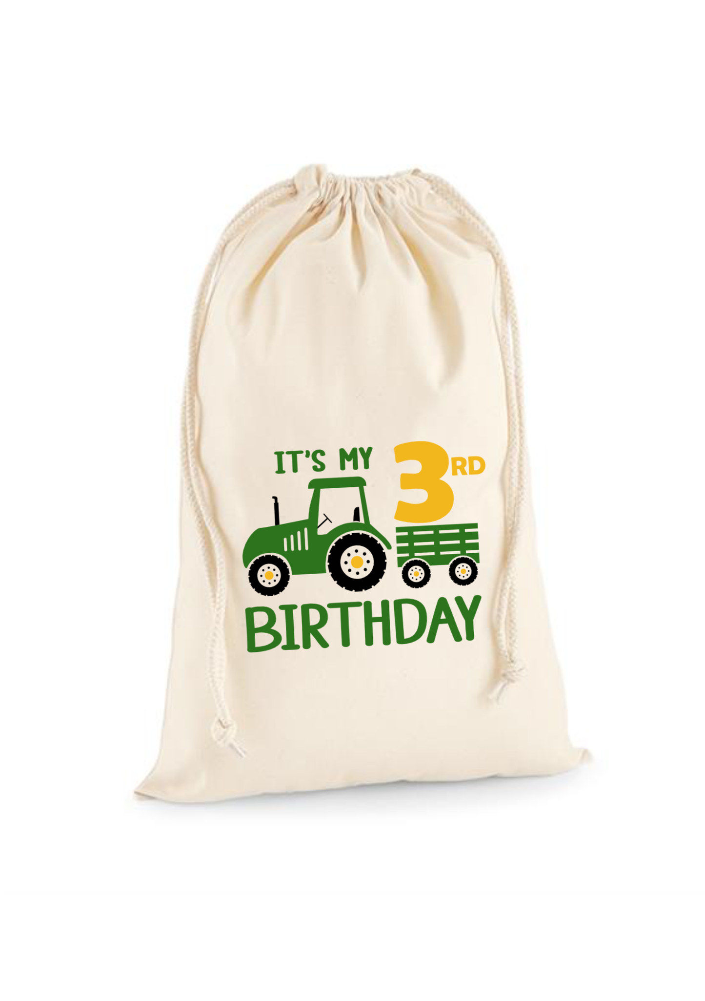 Personalised Tractor Party Bag