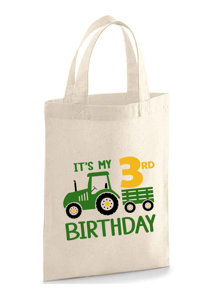 Personalised Tractor Party Bag