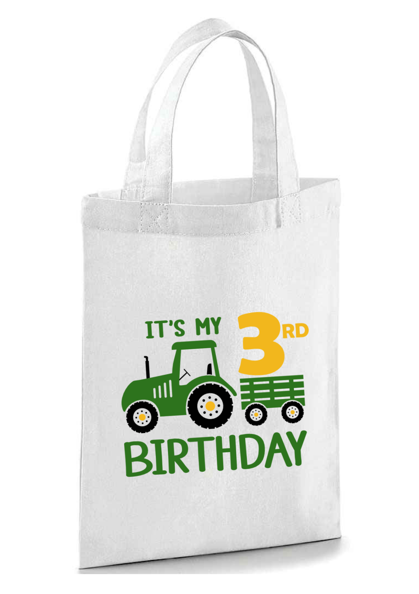 Personalised Tractor Party Bag