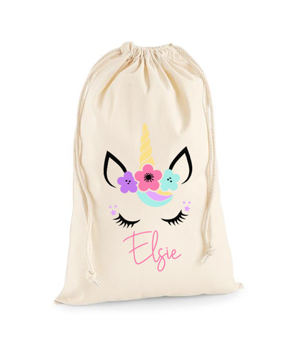 Personalised Unicorn Party Bag - Name