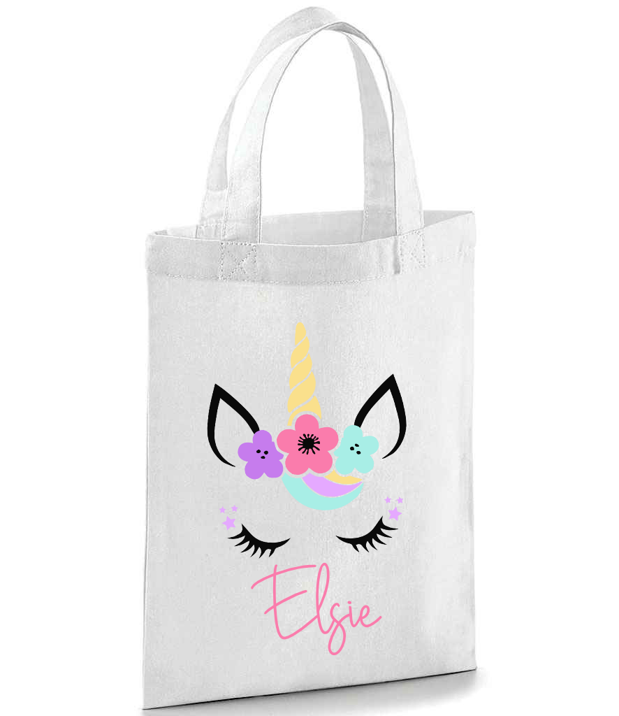 Personalised Unicorn Party Bag - Name