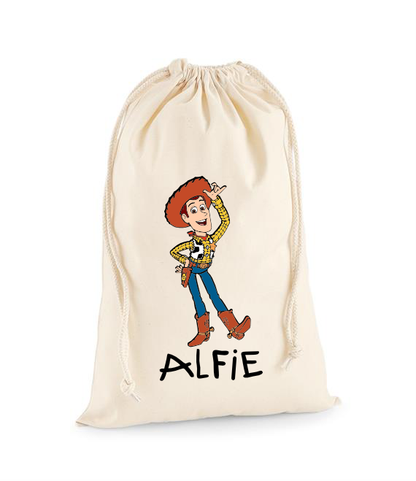 Personalised Toy Story Party Bag - Woody, Buzz Lightyear, Jessie and Bullseye, Forky, Slinky Dog, Mr Potato Head