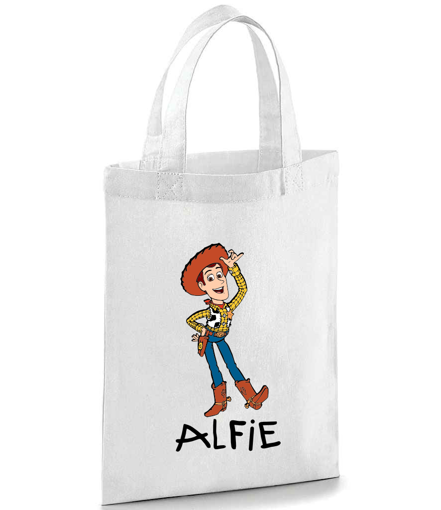 Personalised Toy Story Party Bag - Woody, Buzz Lightyear, Jessie and Bullseye, Forky, Slinky Dog, Mr Potato Head