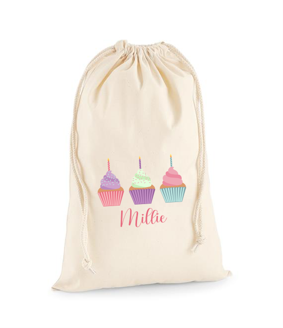 Personalised Cupcake Party Bag