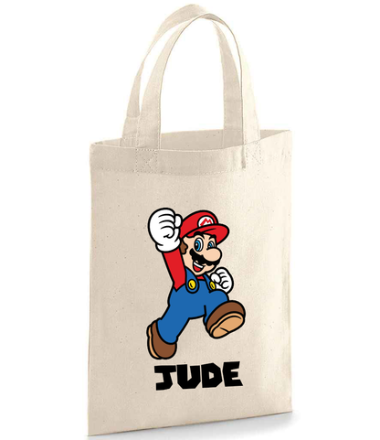 Personalised Super Mario Party Bags - Mario and Luigi