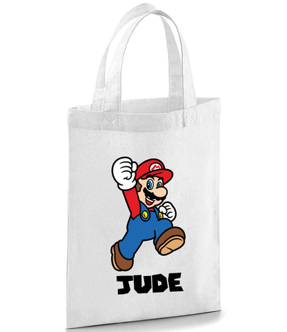 Personalised Super Mario Party Bags - Mario and Luigi