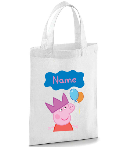 Personalised Peppa Pig Party Bag - Character and Name