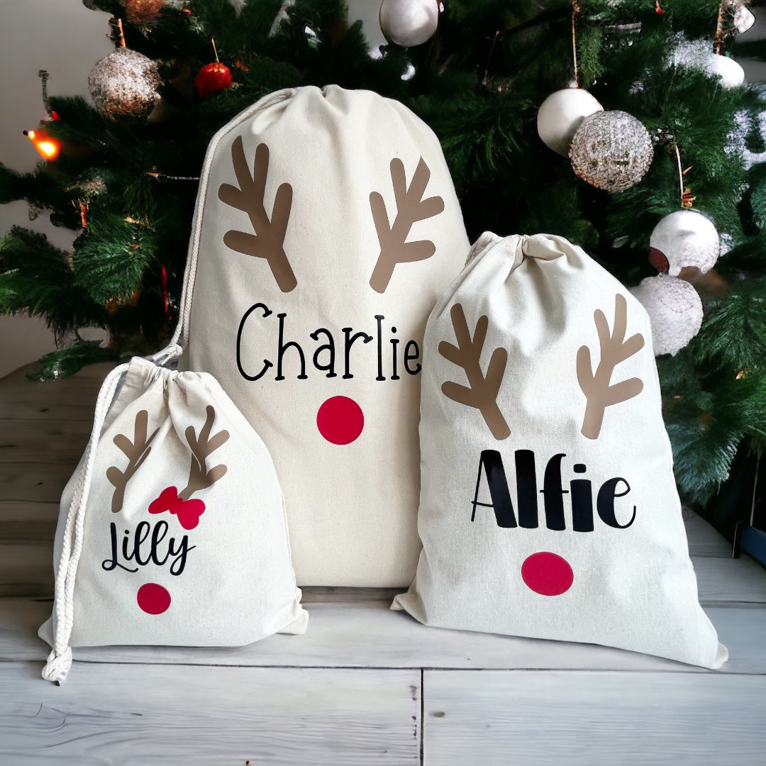 Christmas Gift Bags Personalised Christmas Gift Bags Say it