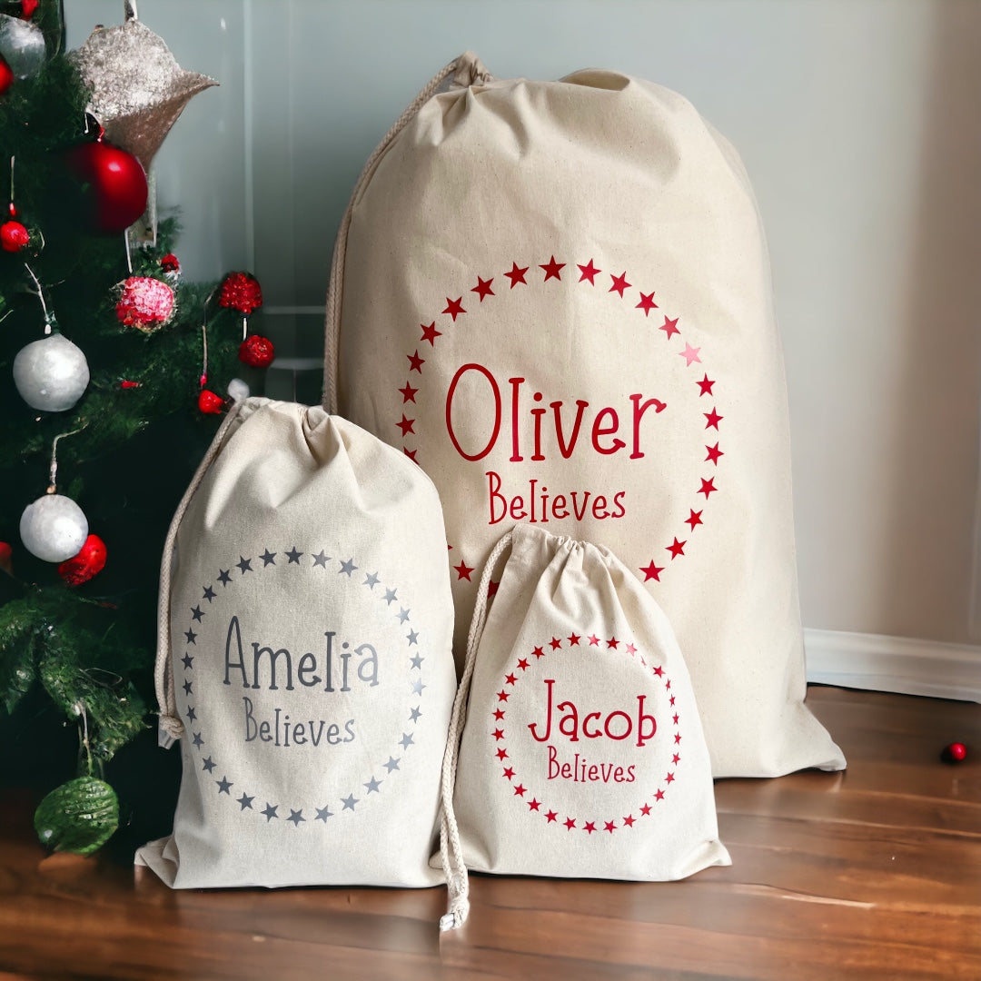 Personalised xmas gift bags hot sale